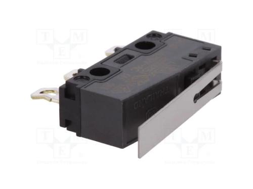 Microinterruptor Snap Action, 5a/250vac, 5a/30vdc, com Alavanca