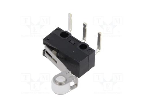 Microinterruptor Snap Action, 3a/125vac, 2a/30vdc, Spdt, On-(On)