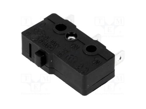 Microinterruptor SNAP ACTION, 3A/250VAC, sem alav.