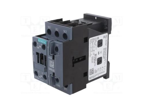 Contator: 3 Polos, No X3, Contatos Auxiliares: No + Nc, 230vac