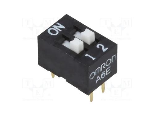 Interruptor: DIP-SWITCH, Quantidade de secções: 2.