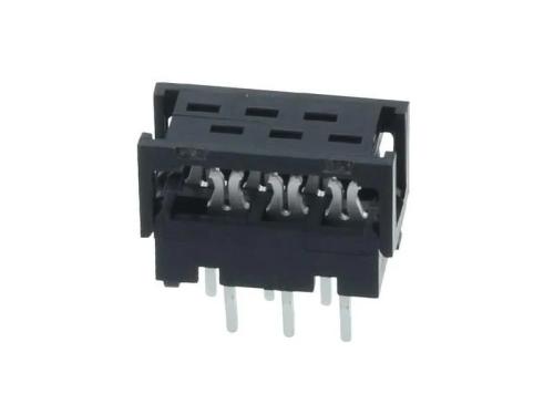 Micro-MaTch, passo, PIN: 6, IDC,THT, para PCB,par.