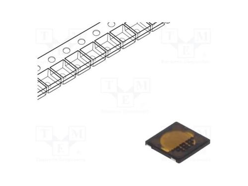 Microinterruptor Tact, Spst, Pos: 2, 0,02a/15vdc, Smt, 0,35mm, Evqp
