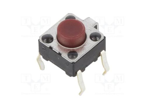 Microinterruptor TACT, SPST-NO, Pos: 2, 0,2A/15VD.
