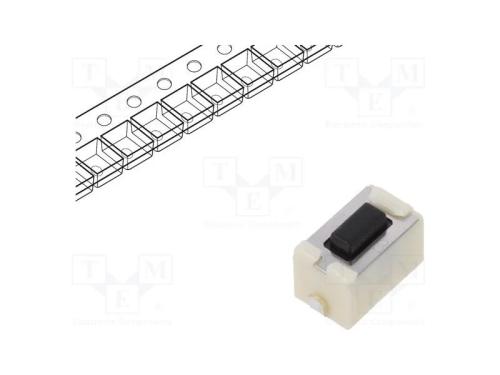 Microinterruptor TACT, SPST, Pos: 2, 0,05A/12VDC,.