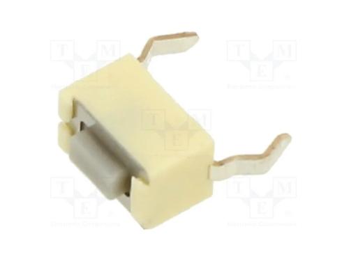 Microinterruptor TACT, SPST, Pos: 2, 0,05A/12VDC,.