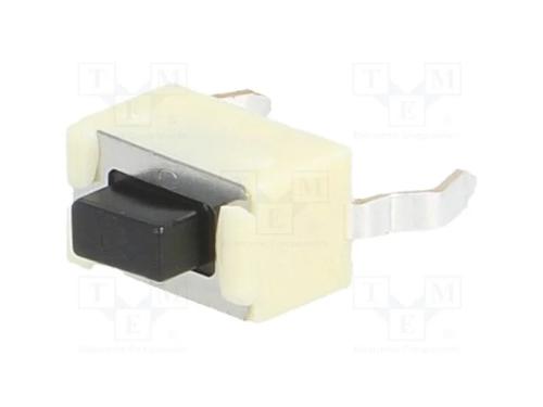 Microinterruptor TACT, SPST, Pos: 2, 0,05A/12VDC,.