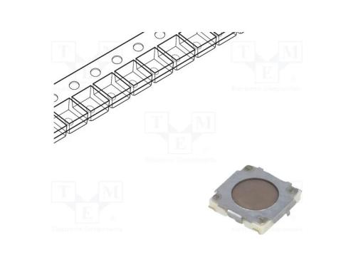 Microinterruptor TACT, SPST, Pos: 2, 0,02A/15VDC,.