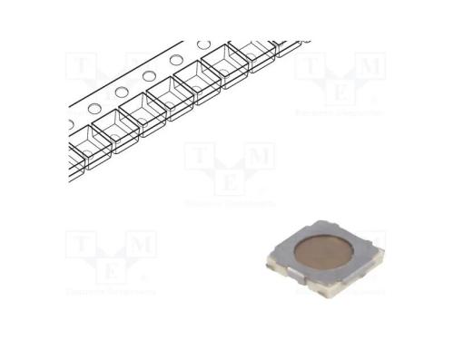Microinterruptor TACT, SPST, Pos: 2, 0,02A/15VDC,.