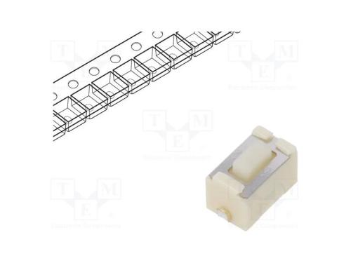 Microinterruptor TACT, SPST, Pos: 2, 0,05A/12VDC,.