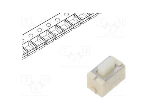 Microinterruptor TACT, SPST, Pos: 2, 0,05A/12VDC,.