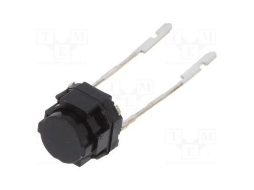 Microinterruptor TACT, SPST, Pos: 2, 0,05A/12VDC,.