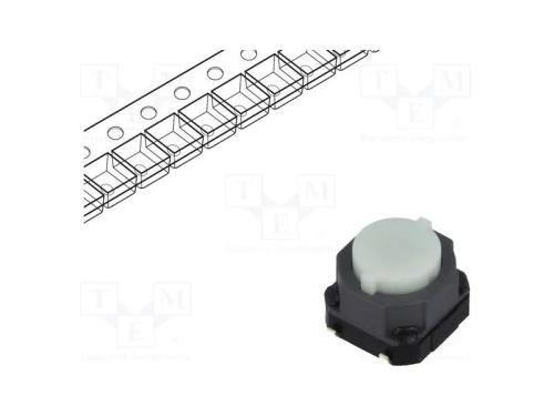 Microinterruptor TACT, SPST, Pos: 2, 0,05A/12VDC,.