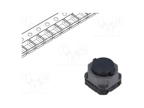 Microinterruptor TACT, SPST, Pos: 2, 0,05A/12VDC,.