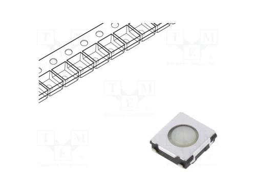 Microinterruptor TACT, SPST, Pos: 2, 0,02A/15VDC,.