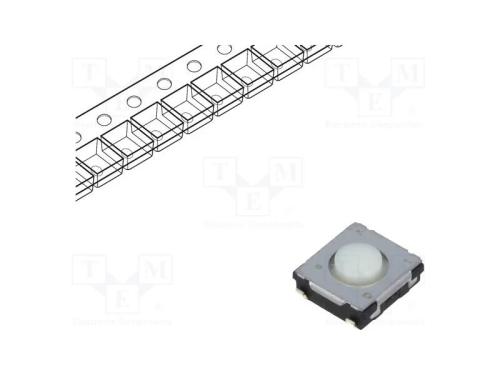 Microinterruptor TACT, SPST, Pos: 2, 0,02A/15VDC,.