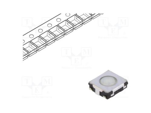 Microinterruptor TACT, SPST, Pos: 2, 0,02A/15VDC,.