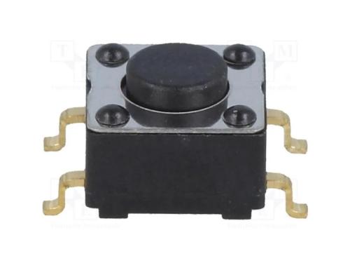 Microinterruptor TACT, SPST, Pos: 2, 0,01A/28VDC,.