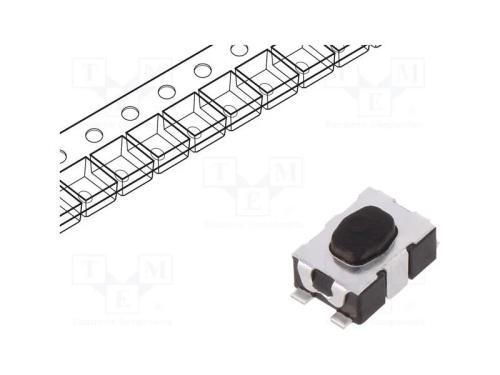 Microinterruptor TACT, SPST-NO, Pos: 2, 0,05A/32V.