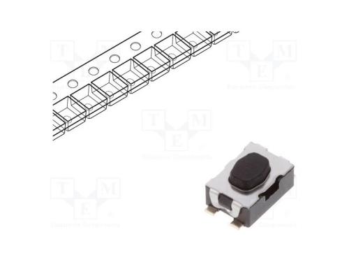 Microinterruptor TACT, SPST-NO, Pos: 2, 0,05A/32V.