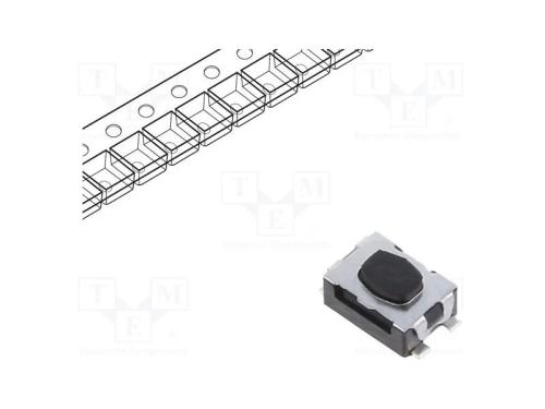 Microinterruptor TACT, SPST-NO, Pos: 2, 0,05A/32V.