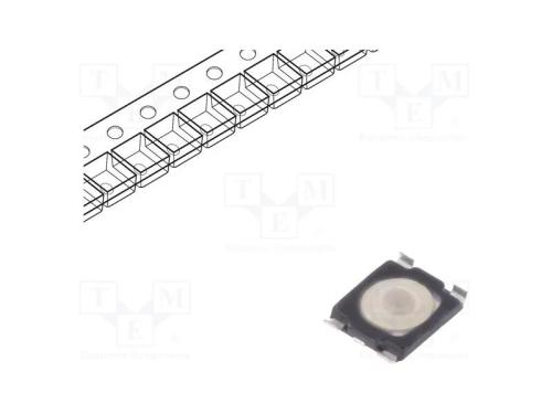 Microinterruptor TACT, SPST-NO, Pos: 2, 0,05A/32V.