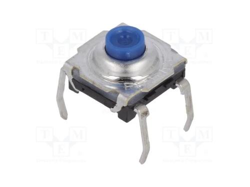 Microinterruptor TACT, SPST-NO, Pos: 2, 0,05A/32V.