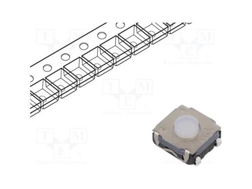 Microinterruptor TACT, SPST-NO, Pos: 2, 0,05A/32V.