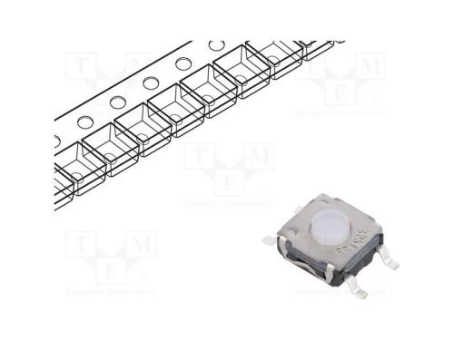 Microinterruptor TACT, SPST-NO, Pos: 2, 0,05A/32V.