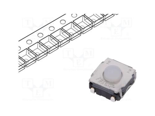 Microinterruptor TACT, SPST-NO, Pos: 2, 0,05A/32V.