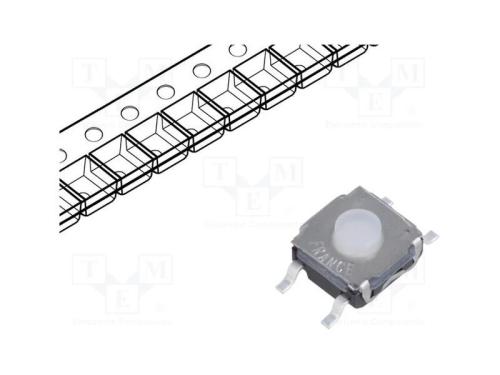 Microinterruptor TACT, SPST-NO, Pos: 2, 0,05A/32V.