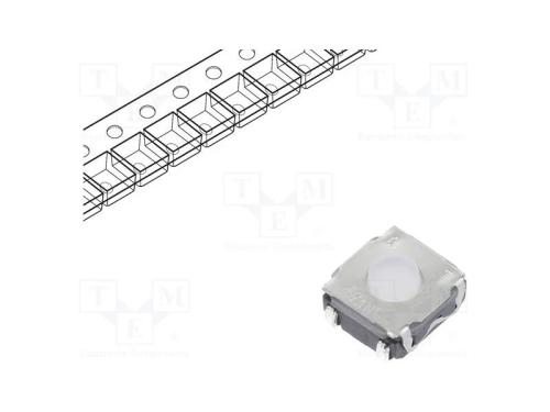 Microinterruptor TACT, SPST-NO, Pos: 2, 0,05A/32V.