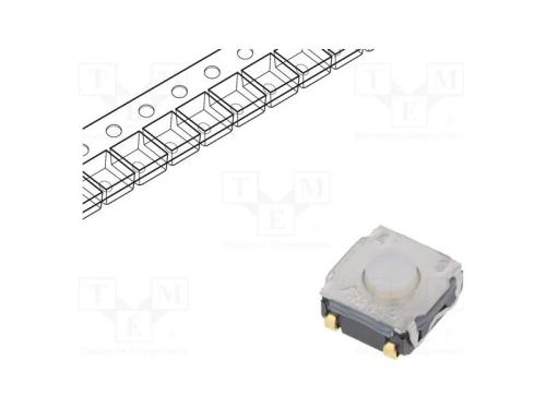 Microinterruptor TACT, SPST-NO, Pos: 2, 0,05A/32V.