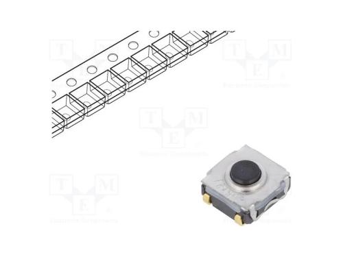 Microinterruptor TACT, SPST-NO, Pos: 2, 0,05A/32V.