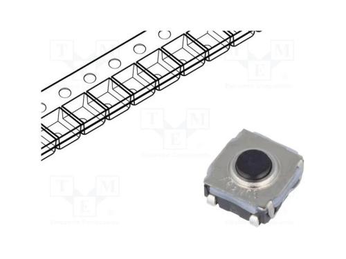 Microinterruptor TACT, SPST-NO, Pos: 2, 0,05A/32V.