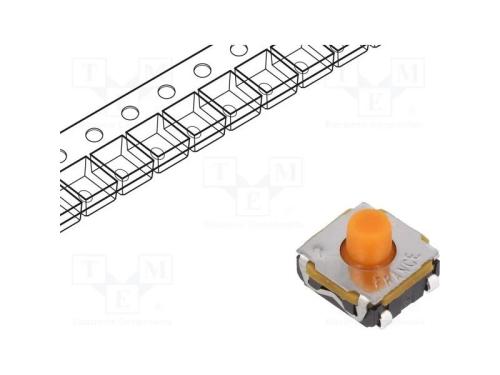 Microinterruptor TACT, SPST-NO, Pos: 2, 0,05A/32V.