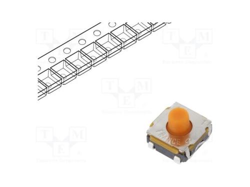 Microinterruptor TACT, SPDT NC + NO, Pos: 2, 0,05.