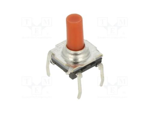 Microinterruptor Tact, Spst-No, Pos: 2, 0,01a/32vdc, Tht, 1,3n