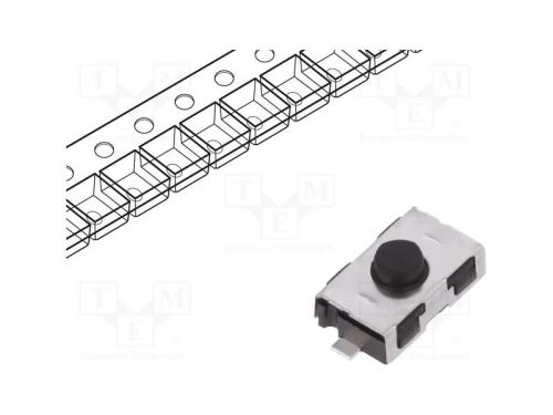 Microinterruptor TACT, SPST-NO, Pos: 2, 0,05A/32V.