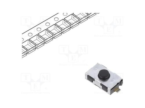 Microinterruptor TACT, SPST-NO, Pos: 2, 0,01A/32V.