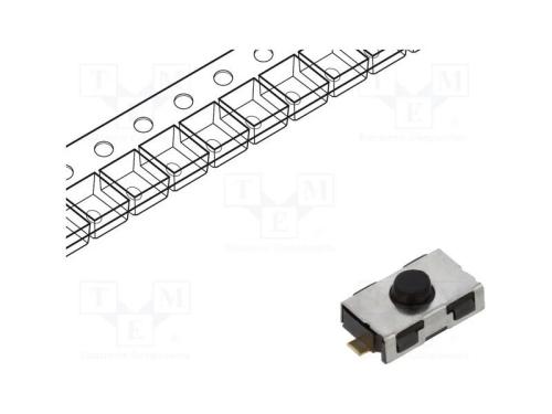 Microinterruptor TACT, SPST-NO, Pos: 2, 0,05A/32V.