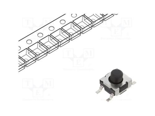 Microinterruptor TACT, SPST-NO, Pos: 2, 0,03125A/.