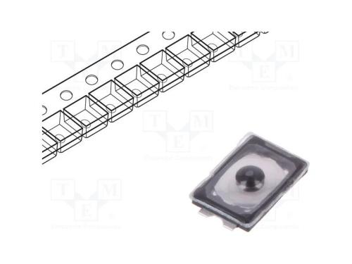 Microinterruptor TACT, SPST-NO, Pos: 2, 0,02A/15V.