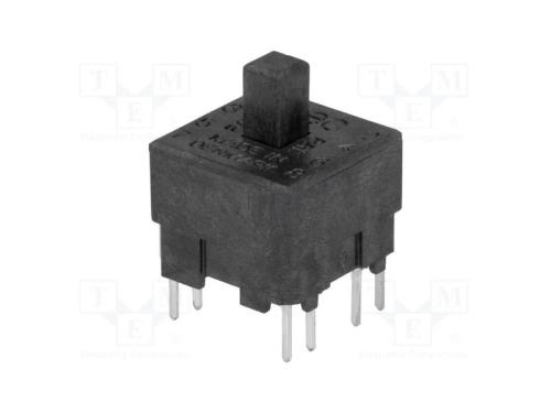 Microinterruptor TACT, DPST-NO + DPST-NC, Pos: 2,.