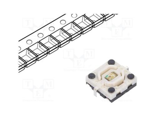 Microinterruptor TACT, SPST-NO, Pos: 2, 0,05A/12V.