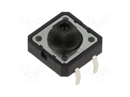 Microinterruptor TACT, SPST-NO, Pos: 2, 0,05A/12V.