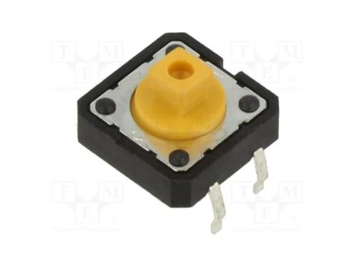 Microinterruptor TACT, SPST-NO, Pos: 2, 0,05A/12V.