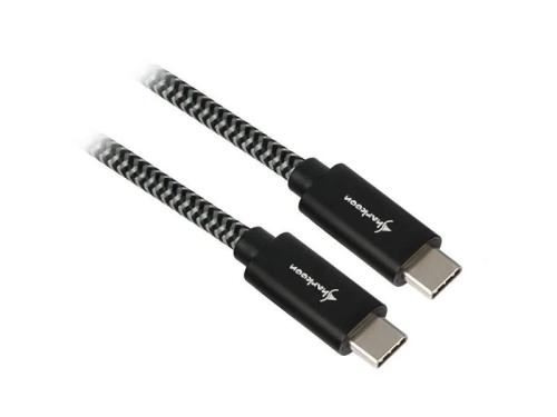 Cabo Usb 3.2 Gen 2 Usb-C M/M-Preto/Cinza. 1 Metro