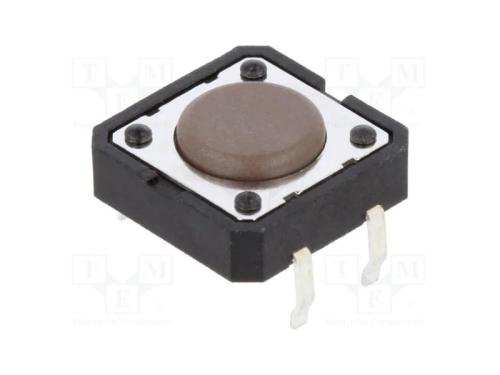 Microinterruptor Tact, Spst-No, Pos: 2, 0,05a/12vdc, Tht, 1,8n
