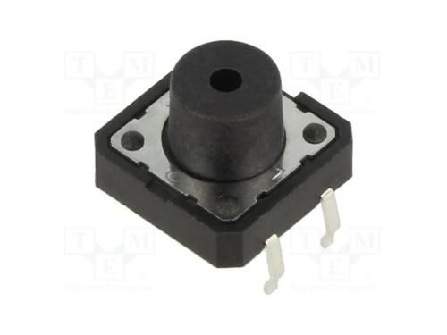 Microinterruptor Tact, Spst-No, Pos: 2, 0,05a/12vdc, Tht, 1,6n